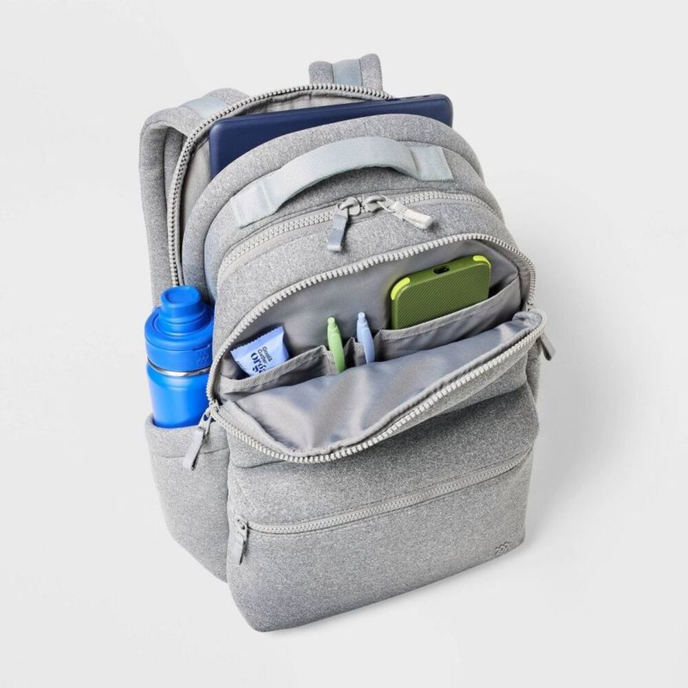 all in motion Light Gray Heather Toiletry/Travel Backpack - Picture 3 of 4